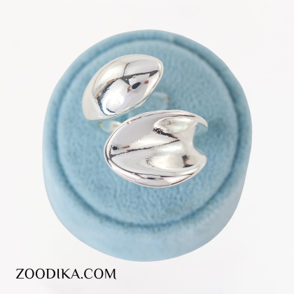 انگشتر فشن دخترانه مدل ماهی رنگ ثابت