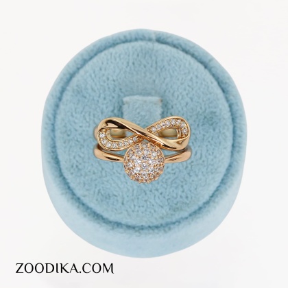 انگشتر زنانه ژوپینگ خفن نگین دار جدید