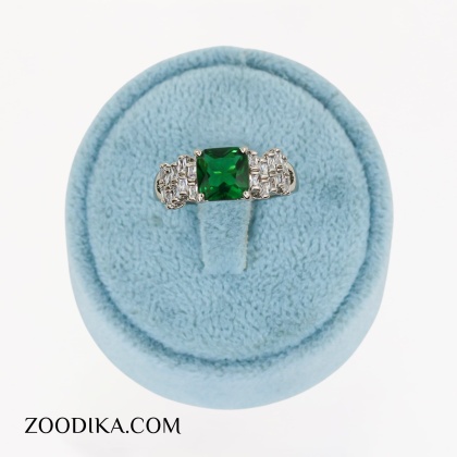 انگشتر تک نگین جدید ژوپینگ نقره ای خفن