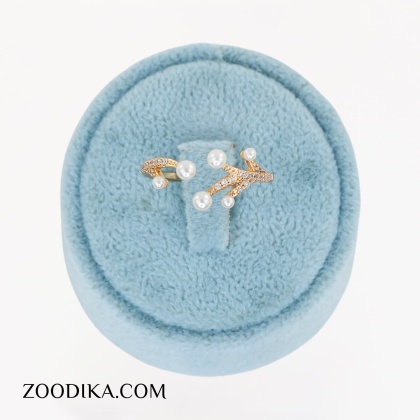 حلقه مرواریدی مینیمال ژوپینگ