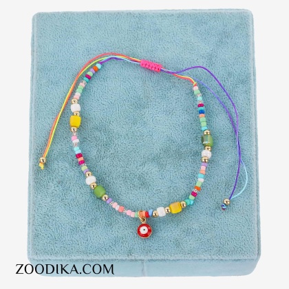 پابند مهره ای رنگارنگ شیک