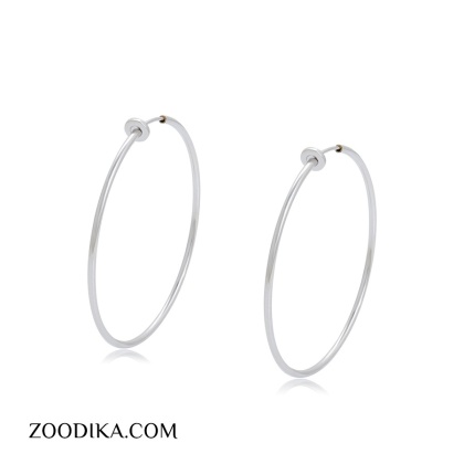 گوشواره حلقه ای بزرگ زنانه زودیکا کد C77