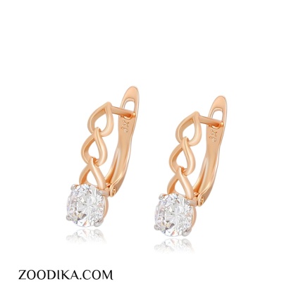 گوشواره زنانه نگین سواروسکی کد C82