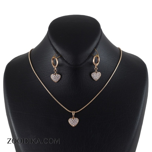 نیم ست زنانه ژوپینگ مدل قلب کد AAA-132