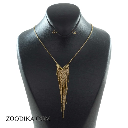 گردنبند زنانه استیل ژوپینگ کد AAB-100