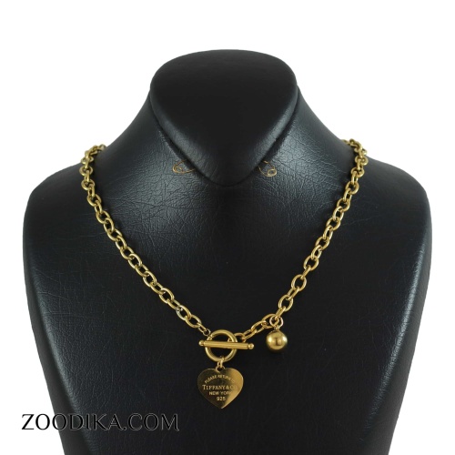 گردنبند زنانه استیل طرح تیفانی کد AAB-160