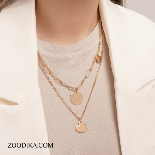 گردنبند زنانه ژوپینگ مدل قلب کد AAB-184