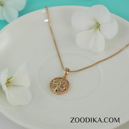 گردنبند زنانه ژوپینگ مدل درخت کد AAB-266