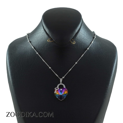 گردنبند زنانه سواروسکی مدل قلب کد AAB-60