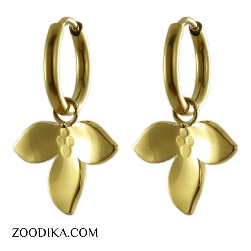 گوشواره زنانه استیل مدل گل کد AAC-228