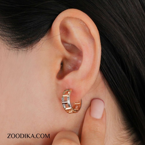 گوشواره حلقه ای زنانه ژوپینگ AAC-94