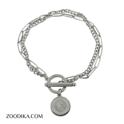 دستبند زنانه استیل طرح الیزابت کد AAD-116