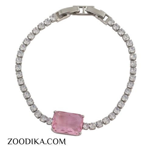 دستبند زنانه جواهری استیل کد AAD-227
