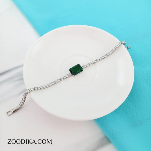 دستبند زنانه جواهری استیل کد AAD-228