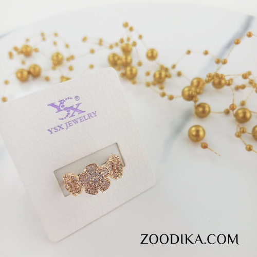 انگشتر زنانه وای اس ایکس مدل گل کد AAE-199