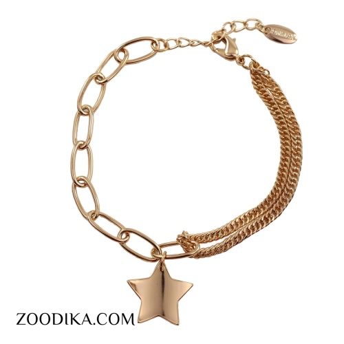 دستبند زنجیری زنانه ژوپینگ مدل ستاره کد AAD-60