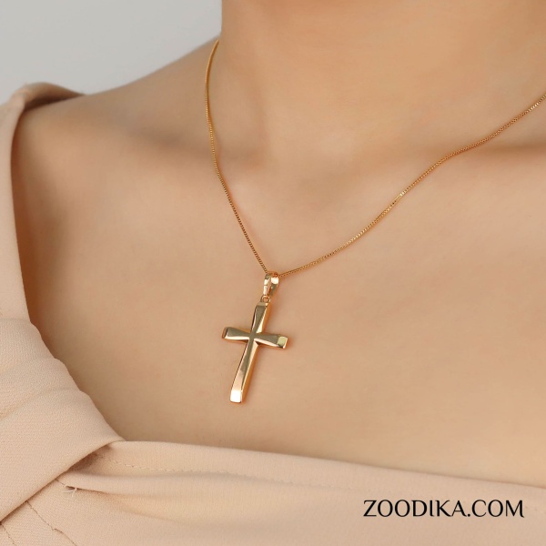 عکس گردنبند صلیب دخترانه