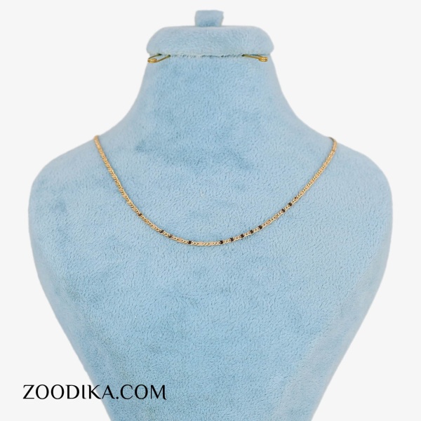 زنجیر ژوپینگ زنانه شیک طلایی رنگ ثابت