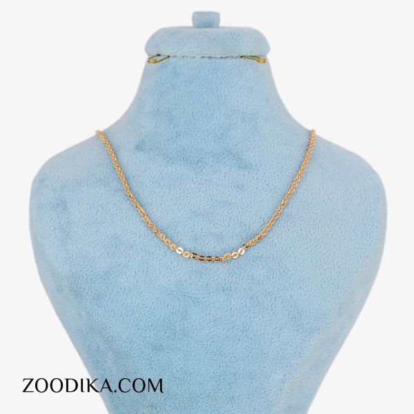 زنجیر ژوپینگ زنانه خفن طلایی رنگ ثابت