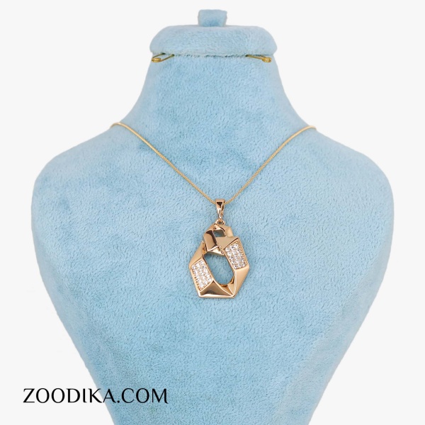 گردنبند زنانه شیک ژوپینگ شیک طلایی