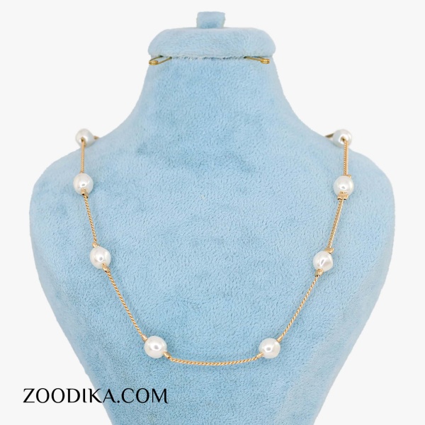گردنبند دخترانه مرواریدی شیک ژوپینگ