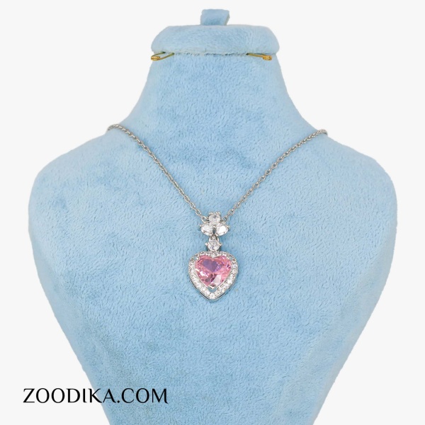 گردنبند استیل زنانه قلبی