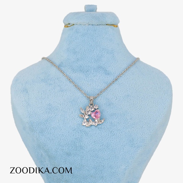 گردنبند استیل دخترانه قلبی