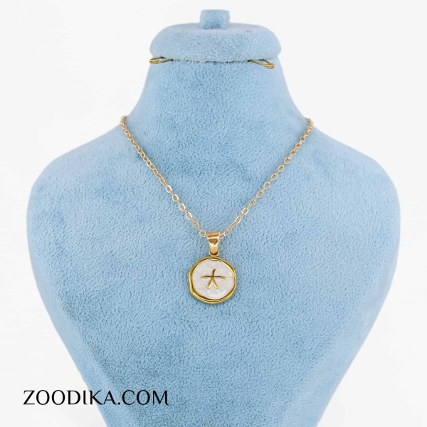 گردنبند استیل دخترانه مدل ستاره درخشان