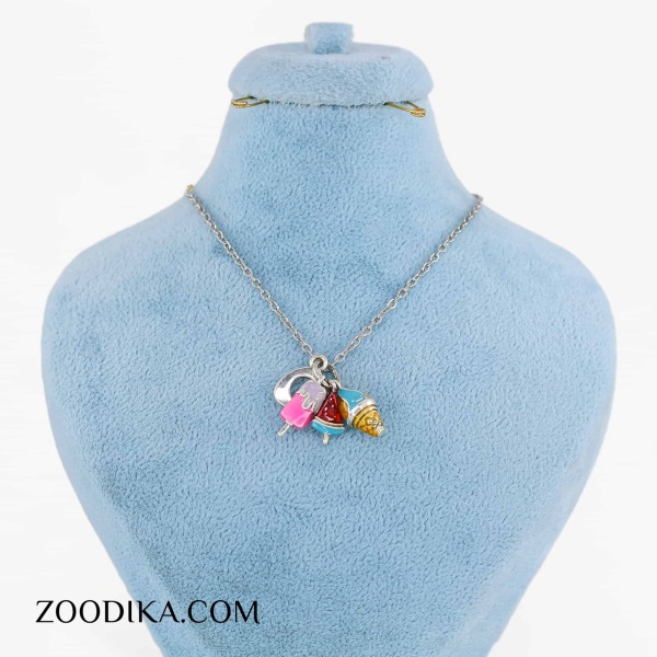 گردنبند دخترانه استیل مدل چارم سفر
