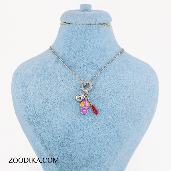 گردنبند دخترانه استیل مدل چارم عشق ابدی