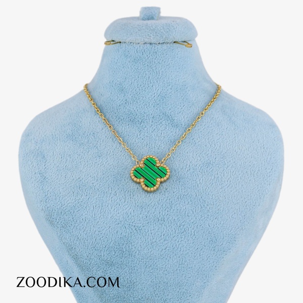 گردنبند استیل مدل چارم ستاره دریایی و مروارید