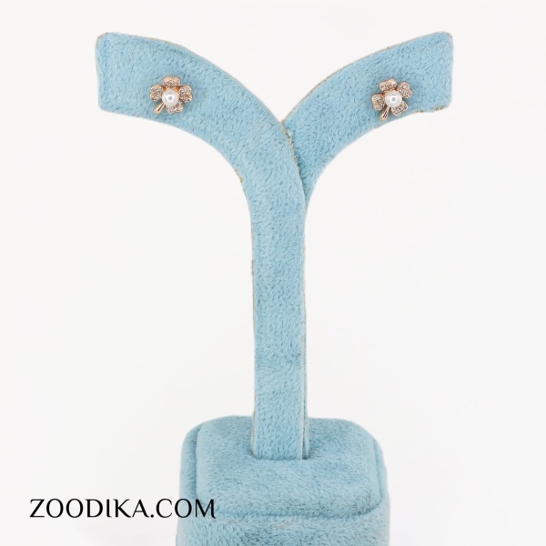 گوشواره میخی زنانه ژوپینگ مرواریدی کوچک