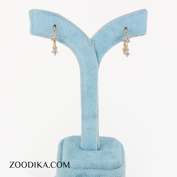 گوشواره بدل دخترانه مدل ستاره طلایی