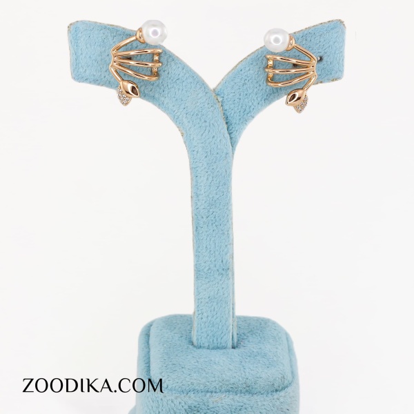 گوشواره میخی بدل دخترانه مرواریدی خفن