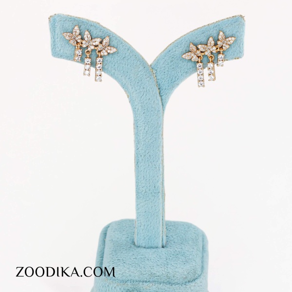 گوشواره ژوپینگ دخترانه مدل حلقه ای