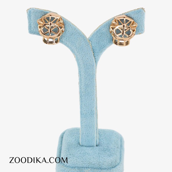 گوشواره حلقه ای ژوپینگ مدل پروانه نقره ای