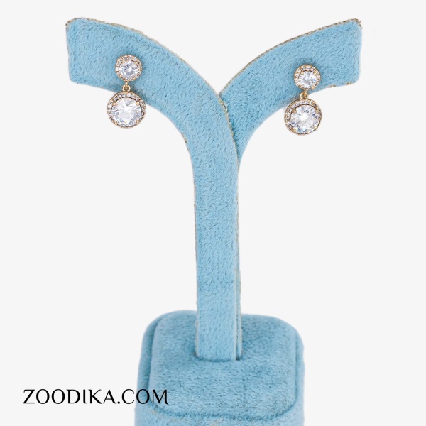 گوشواره حلقه ای زنانه ژوپینگ مدل آویز دار