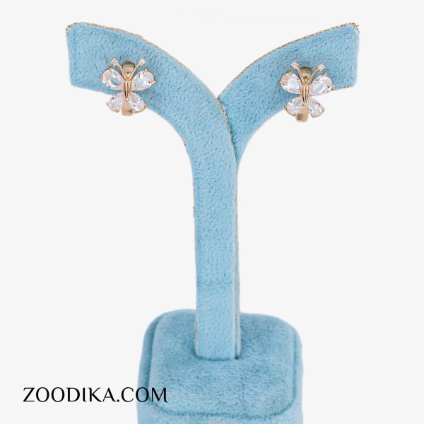 گوشواره حلقه ای زنانه ژوپینگ مدل قلب ریز