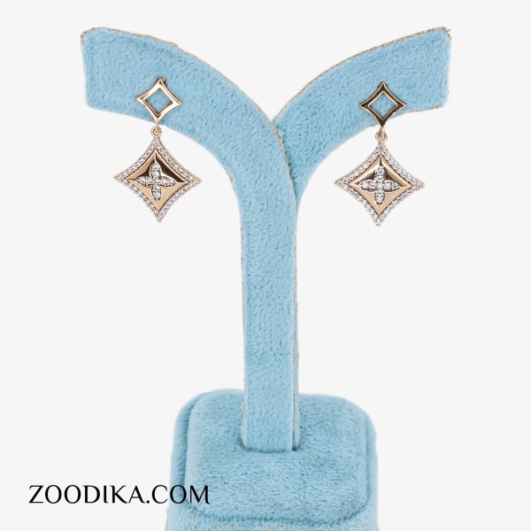 گوشواره حلقه ای ژوپینگ مدل قلب مینیمال