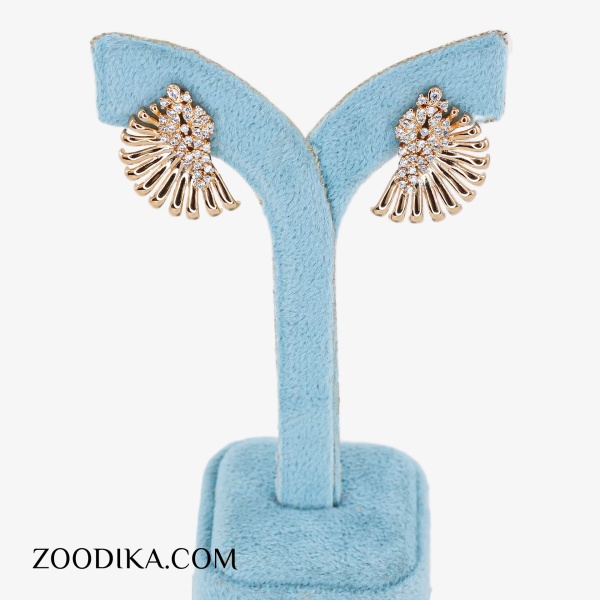 گوشواره حلقه ای ژوپینگ آویز مرواریدی