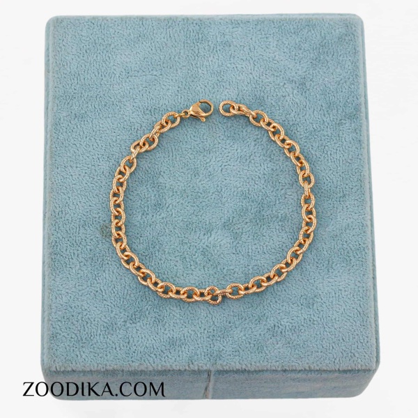 دستبند ژوپینگ اصل زنجیری بدون نگین رنگ ثابت ضد حساسیت