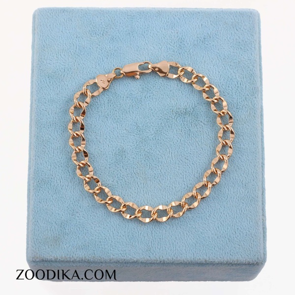 دستبند زنجیری زنانه ژوپینگ طرح طلا