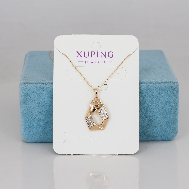 گردنبند زنانه شیک ژوپینگ شیک طلایی