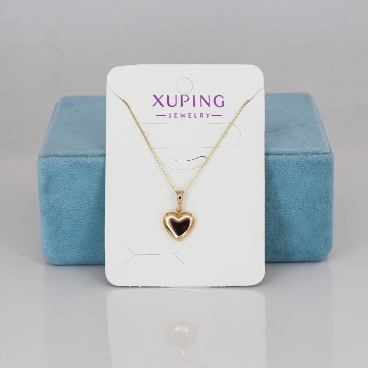 گردنبند دخترانه ظریف ژوپینگ قلبی ساده شیک