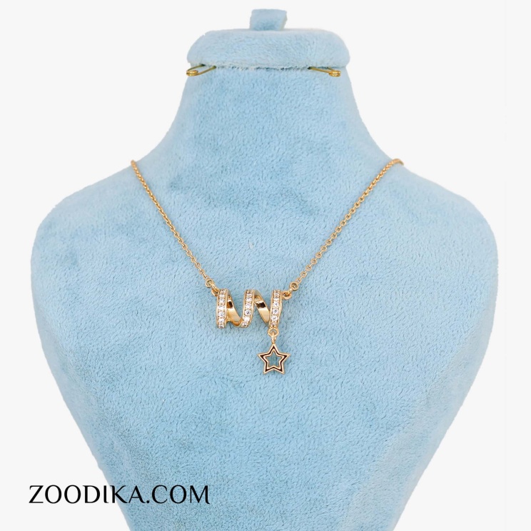 گردنبند دخترانه پیچ پیچی ژوپینگ