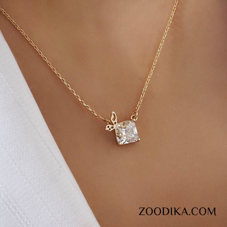 گردنبند دخترانه ژوپینگ پروانه ای
