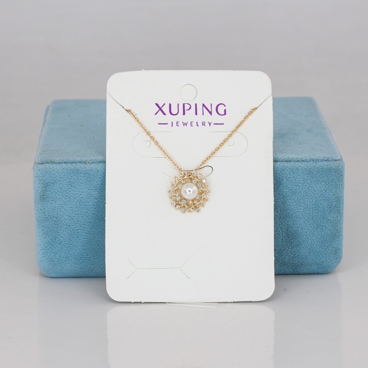 گردنبند دخترانه ژوپینگ مرواریدی