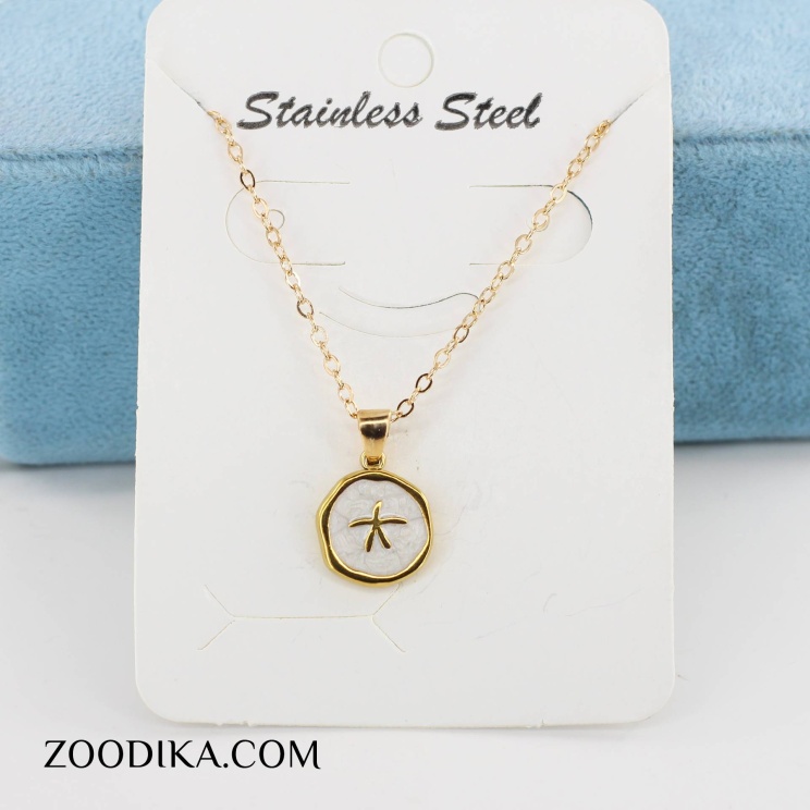 گردنبند استیل دخترانه مدل ستاره درخشان