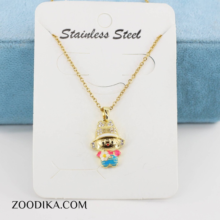 گردنبند دخترانه استیل چارمی مسافرت