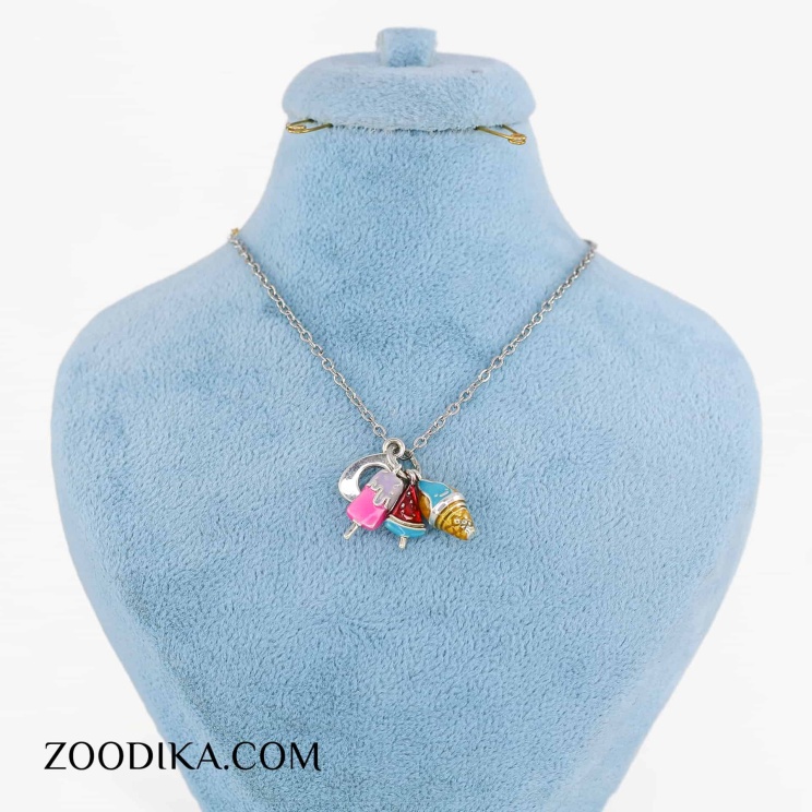 گردنبند دخترانه استیل مدل چارم سفر